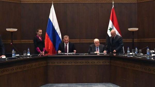 توقيع عدد من الاتفاقيات التجارية بين روسيا وسوريا