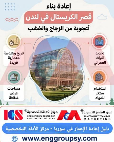 إعادة بناء قصر الكريستال في لندن: أعجوبة من الزجاج والخشب