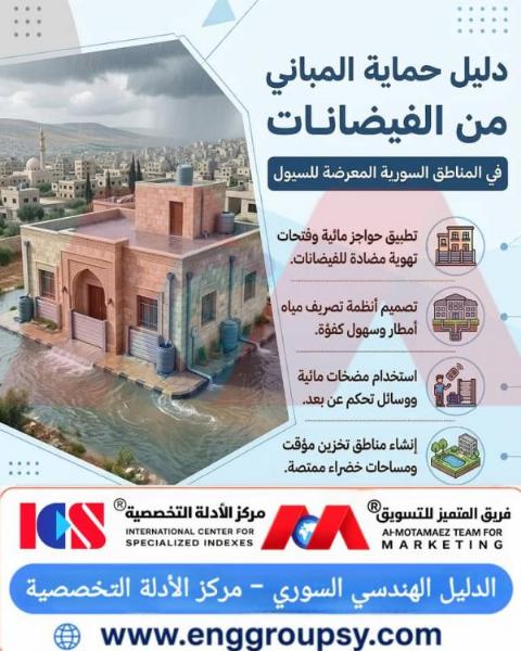 Guide to Protecting Buildings from Floods in Syrian Areas Prone to Flash Floods