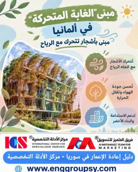 مبنى الغابة المتحركة في ألمانيا مبنى بأشجار تتحرك مع الرياح