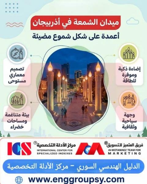 هل يعيد ميدان الشمعة في أذربيجان تعريف هندسة الإضاءة المستدامة والفراغات العامة؟