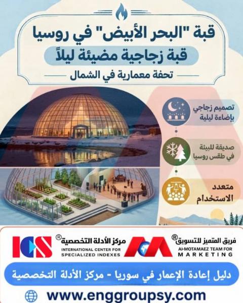 كيف تحقق القباب الزجاجية في المناخات القطبية كفاءة حرارية وإضاءة مستدامة متكاملة؟