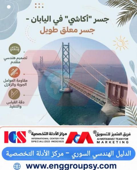 كيف يمثل جسر أكاشي كايكيو في اليابان أسطورة الهندسة المعمارية والجسور المعلقة العملاقة؟
