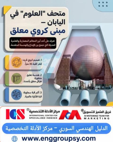 كيف يدمج متحف العلوم في ناغويا بين الهندسة المعمارية المعلقة وأكبر قبة فلكية في العالم؟