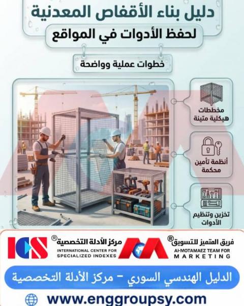 كيف تضمن الهندسة الإنشائية للأقفاص المعدنية حماية وتأمين الأدوات والمعدات في المواقع الإنشائية؟