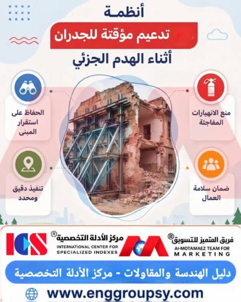 كيف تضمن أنظمة التدعيم المؤقتة للجدران الاستقرار الإنشائي وتفادي الانهيارات التقدمية أثناء الهدم الجزئي؟